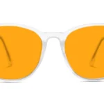 SunDown Billie Blue Blocking Glasses – Crystal
